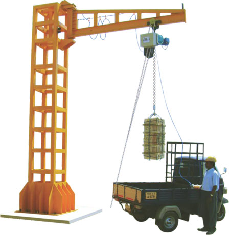 Hydraulic Floor Crane