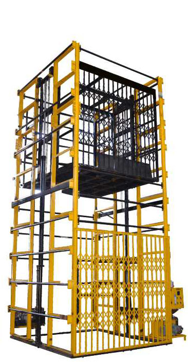 Hydraulic Goods Lifts (Four Channel Guide)