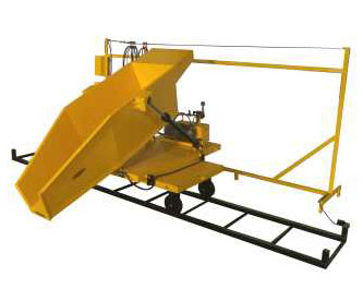 Induction Furnace Carging Rail Trolley